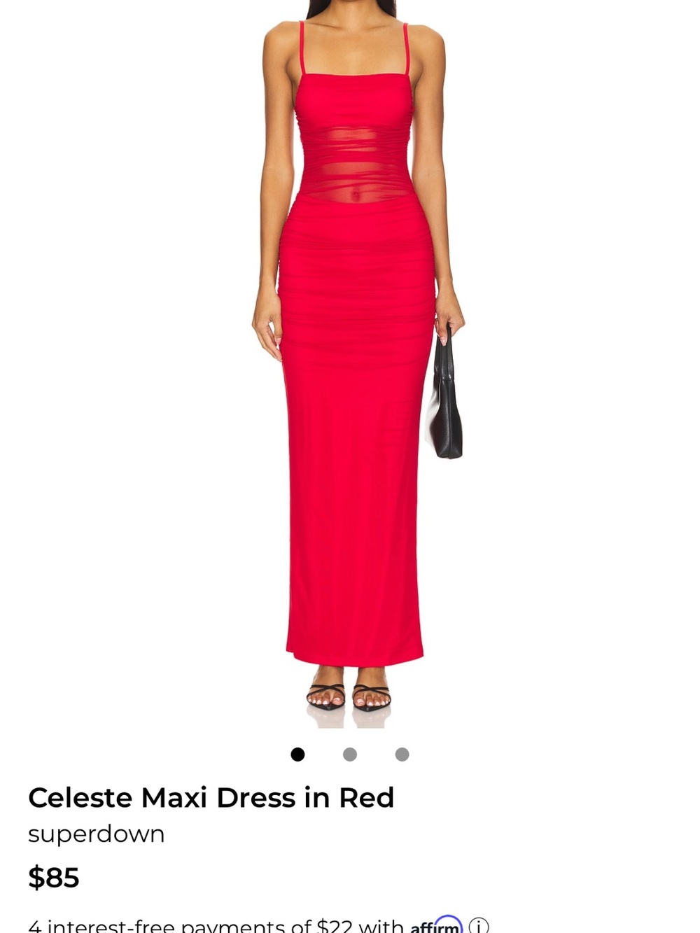 superdown Celeste Maxi Dress in Red